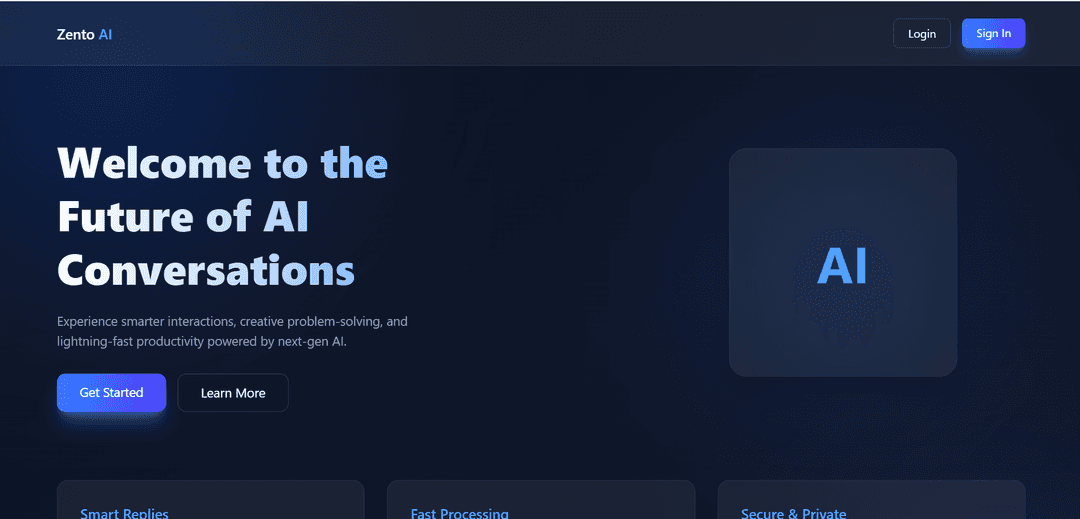 Zento AI Chatbot