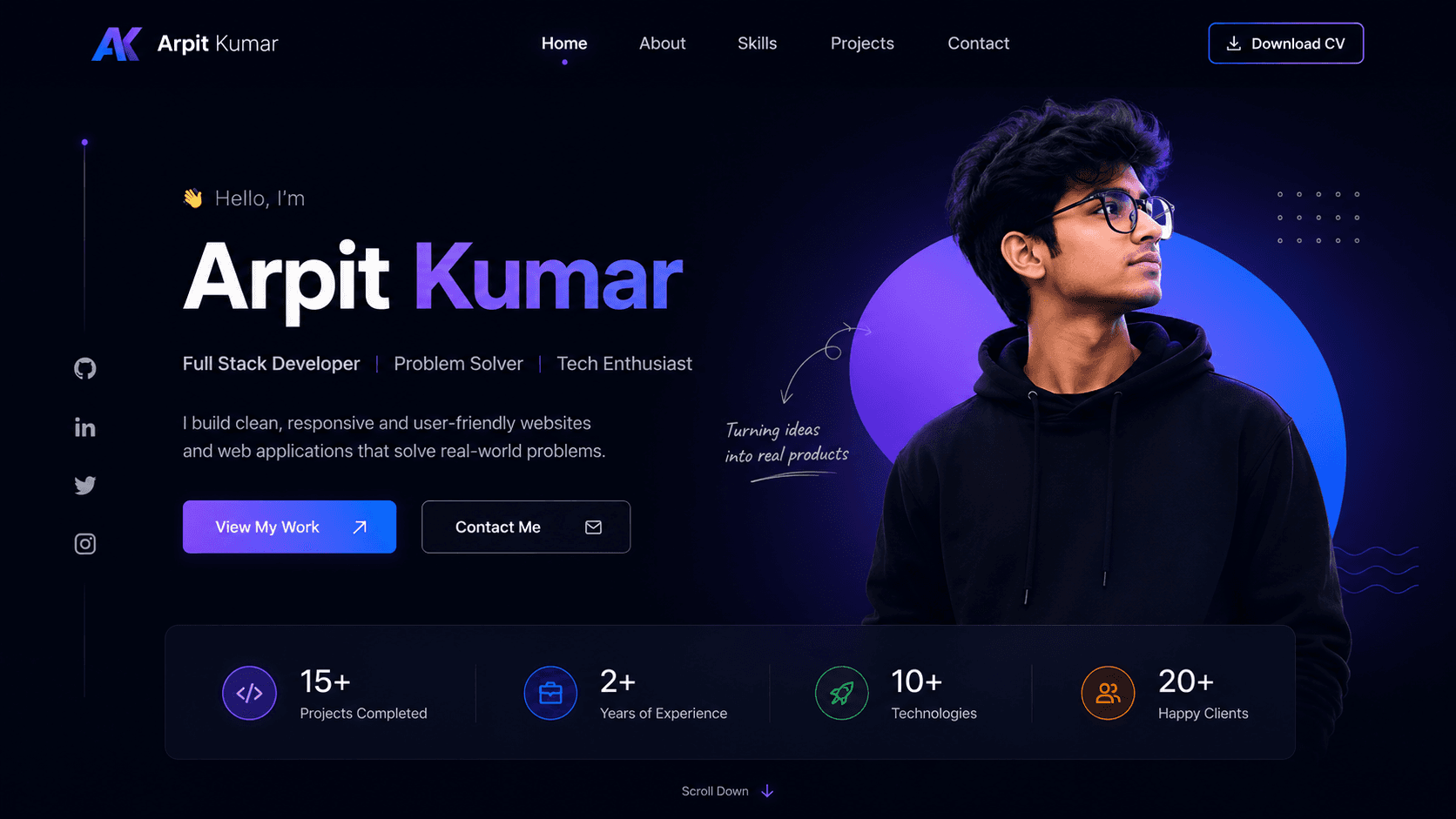 Elite Personal Portfolio Engine